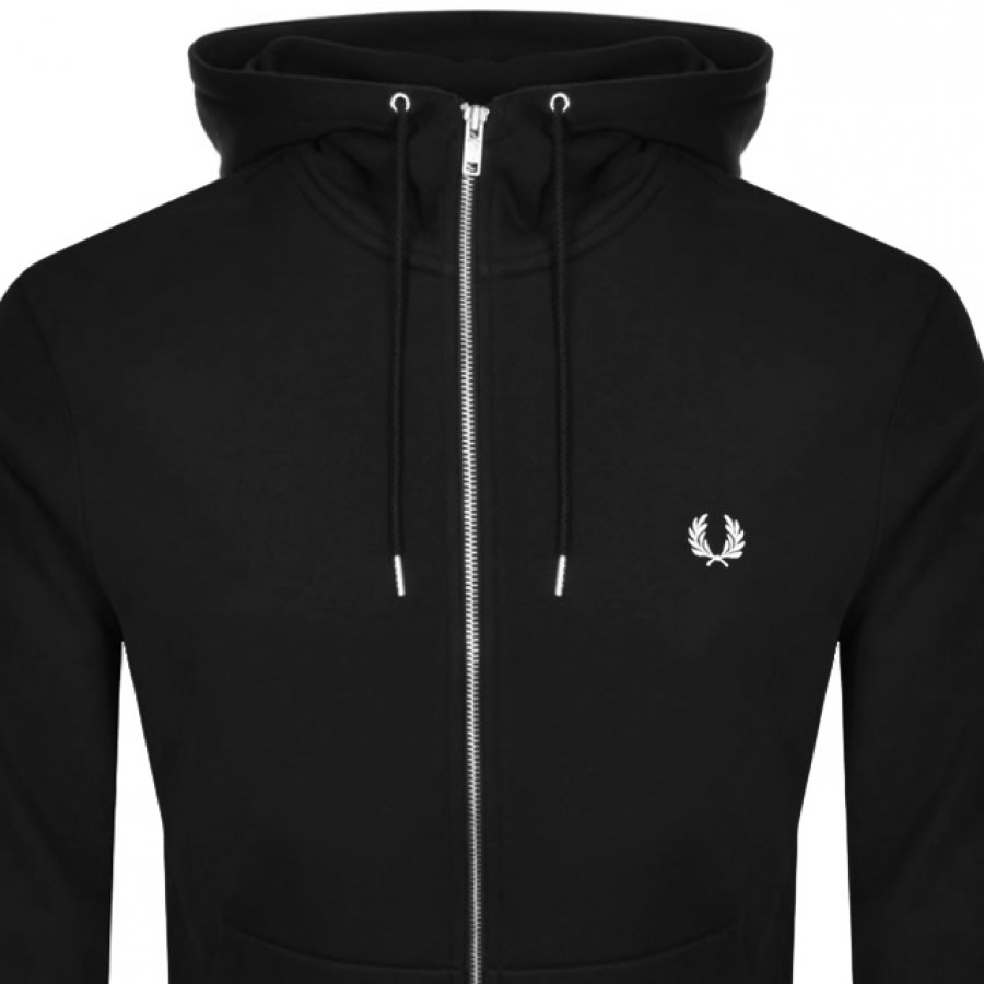 Alternative Image for ProductFred Perry Full Zip Hoodie Black2